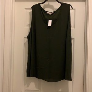NWT Loft Mixed Media Tank